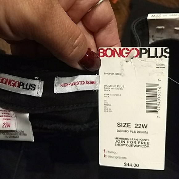 ❤️FINALPRICE❤️NEWWomanBONGOPLUSSKINNYJEANS - Picture 3 of 8